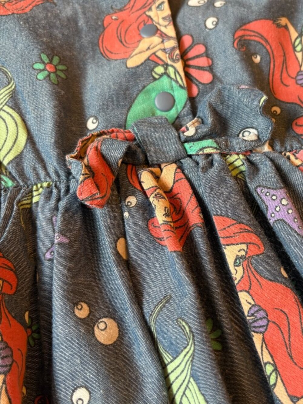Girls Disney Little Mermaid Dress size 4T - Picture 5 of 6